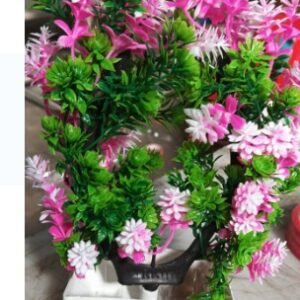 Plastic Flower Plastic Pot