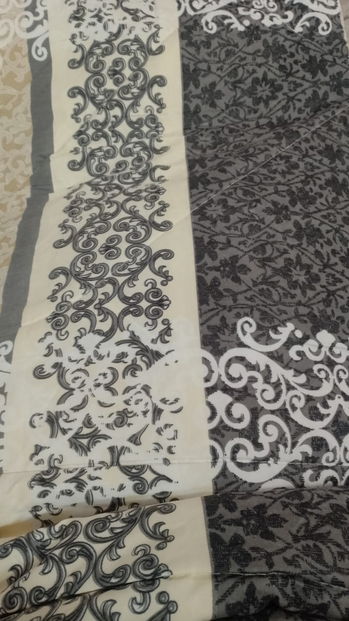 Multi Colour Print Bedsheet For Double Bed Size 220 X 210 Cm