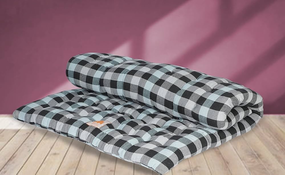 Soft Cotton Multicolour Mattress Single Bed
