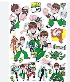 Ben Ten Stickers 12 Pcs
