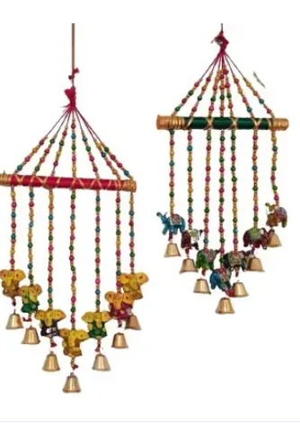 Handmade Wind Chime With Beautiful And Showpiece For Garden Balcony D?or Set Of 2