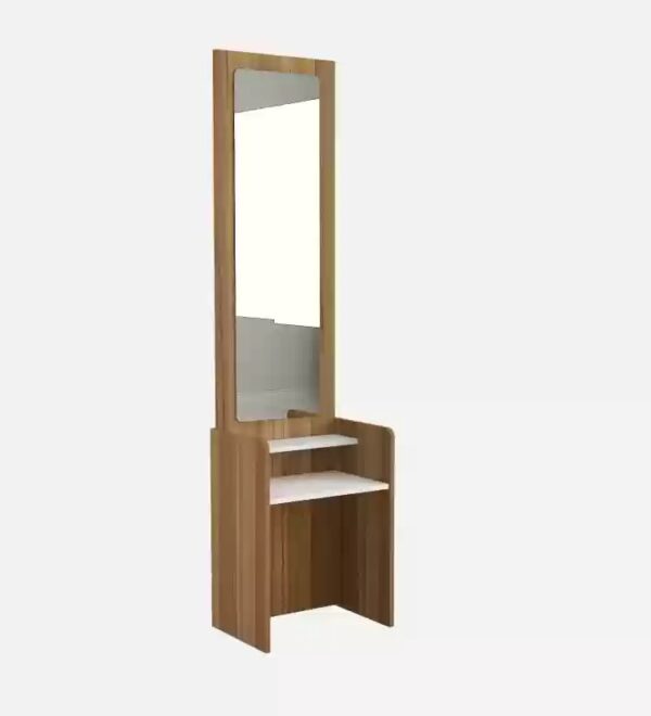 Wooden Dressing Table Engineered Wood Dressing Table Color Lyon Teak White Knock Down