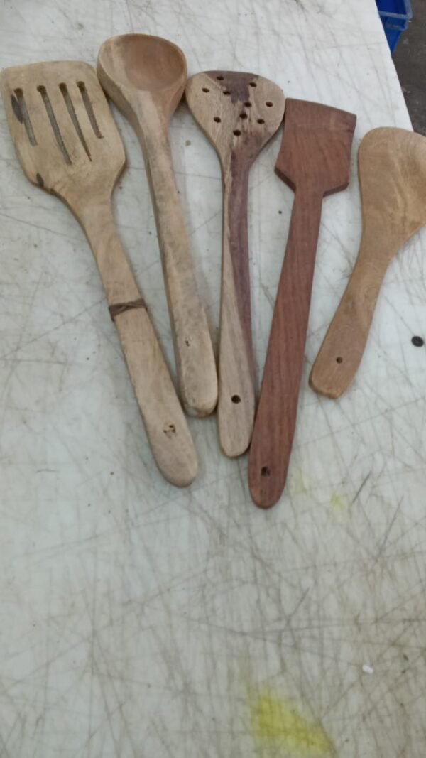 Wooden Cooking Utensils For Kitchen 5 Pcs