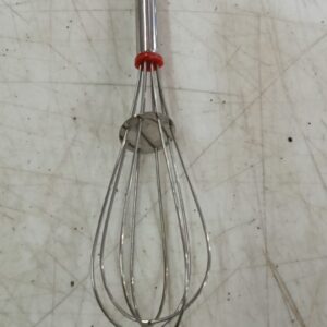 Steel Whisk With Round Handle For Making Cakes
