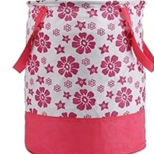 Foldable Laundry Basket Pink