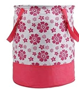 Foldable Laundry Basket Pink