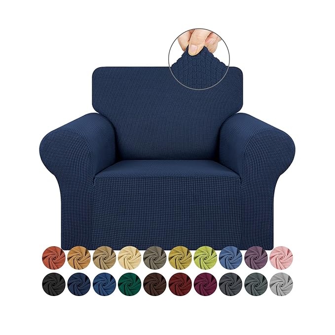 Single Sofa Cover Size S Blue