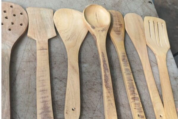 Wooden Spoon Spatula Set Of 7