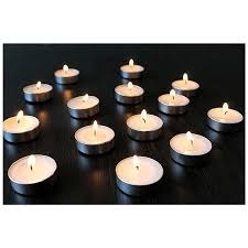 Ecraftindia Unscented Tea Light Candles 20Pcs Multicolor