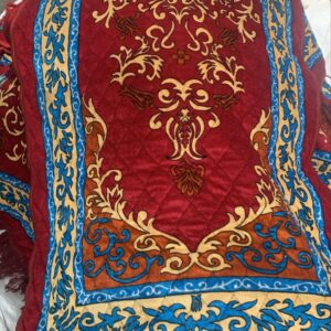 Shai Gold Floor Mat Red Printed Size 2 X 4 Ft