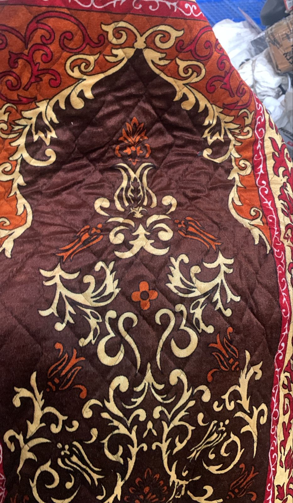 Shai Gold Floor Mat Multicolor Printed Size 2 X 4 Ft