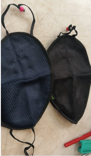 Bharat Navy Blue And Black Colour Face Mask Pack Of 2