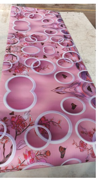 Light Purple Printed Wallpaper 2 Meter