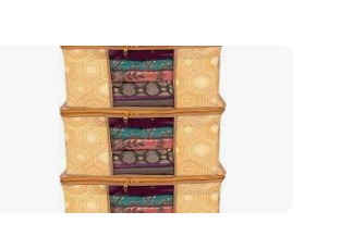 Light Yellow Colour Saree Bag Pack Of 3