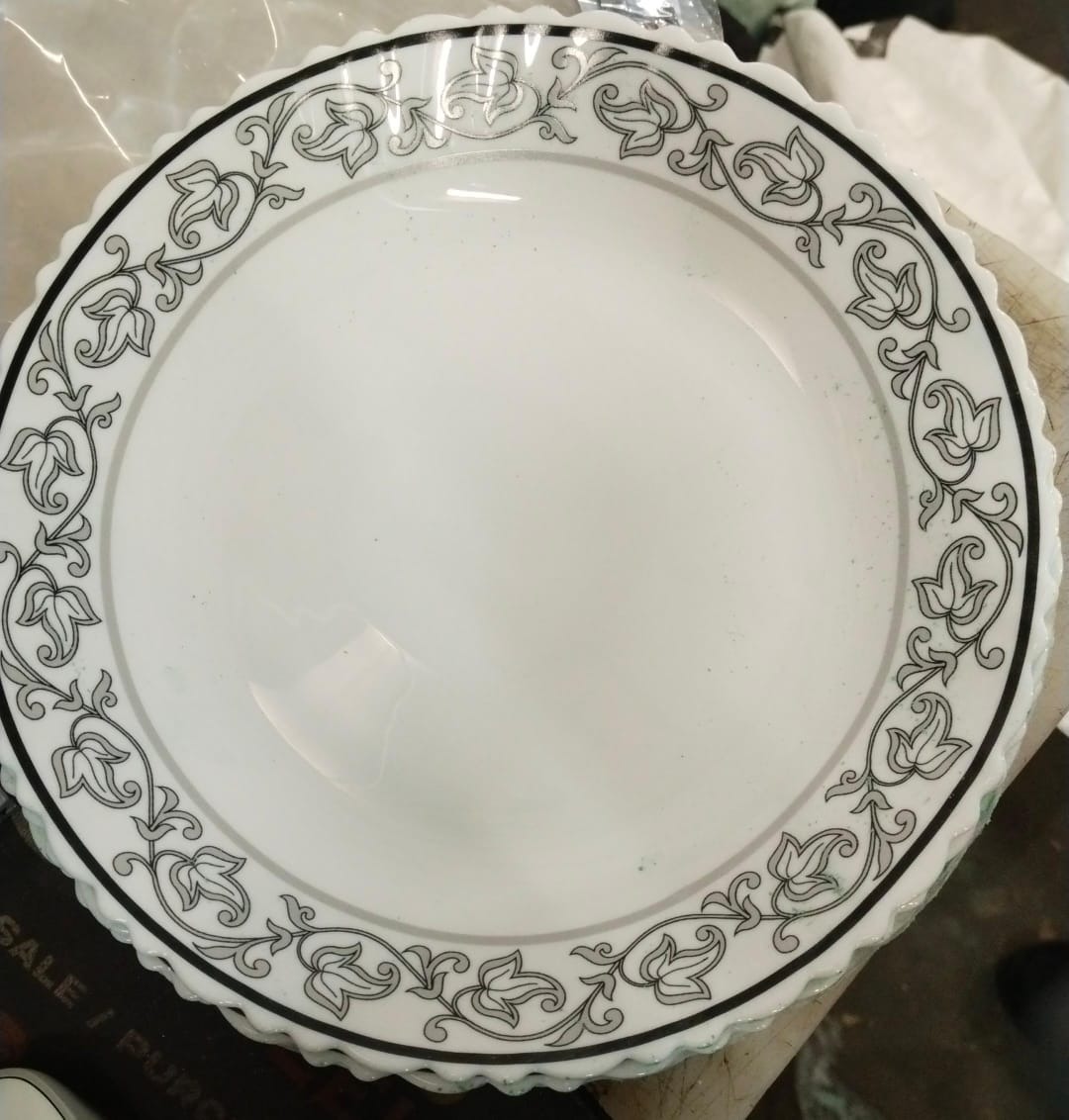 Larah Borosil Morning Glory 5 Pcs Plate Set 10 Inch