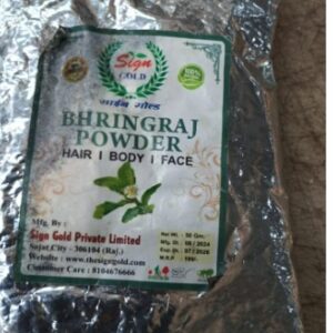 Sign Gold Bhringraj Powder For Hair Body And Face 50 Gm