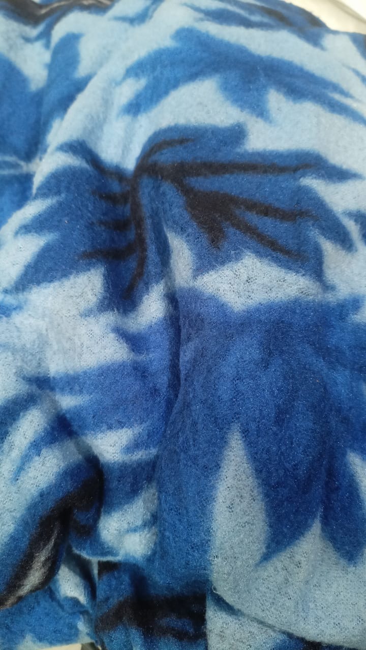 Double Bed Sheet Cover Color Blue
