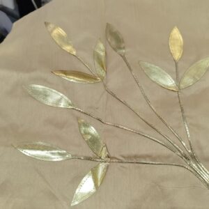 Gold Color Square Cushion Cover Pack Of 5
