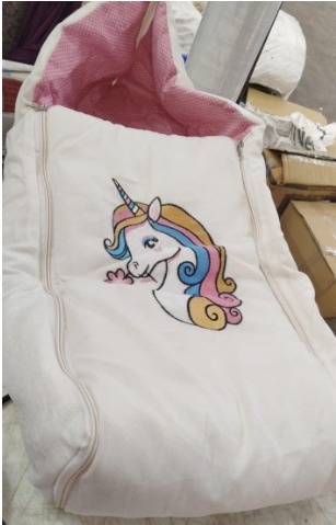 Baby Carry Nest Unicorn Print