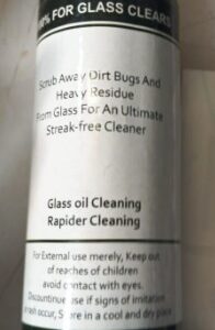 Glass Oil Cleaning Rapider Cleaning 100Ml Pack Of 3