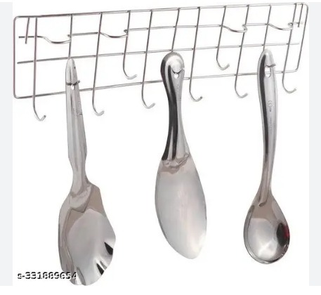Wall Mounted Spoon Hanger 11 Hooks