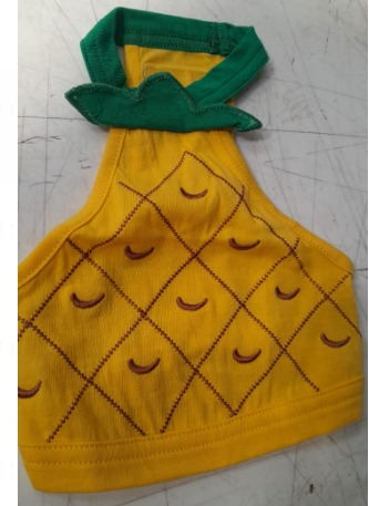 Dog T Shirt Short Yellow Size Xs