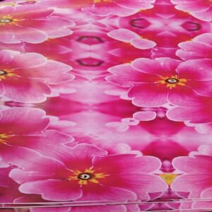 Pink Flower Wallpaper 39 X 16 Inch 6 Pcs