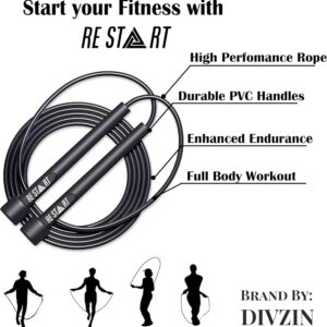 Restart Skipping Rope Black Color