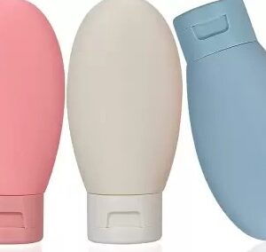 Multicolour Travel Bottle Travel Toiletry Kit Set Of 3