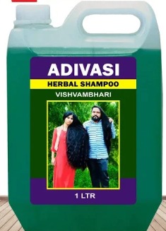 Adivasi Vishvambhari Herbal Hair Shampoo 1L