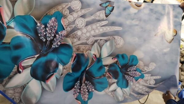 Home Decor Wallpaper Multicolor Printed