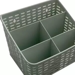 Plastic Storage Basket 5 Section MultiPurpose For Home Or Office