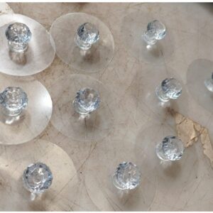 Wall Sticker Cloth Hanging Round Hook Pack Of 10