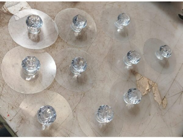 Wall Sticker Cloth Hanging Round Hook Pack Of 10