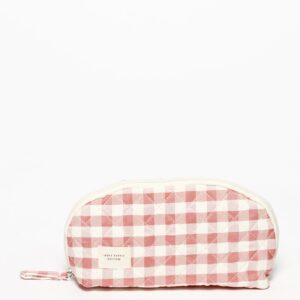 Crackles Fabric Toiletry Bag For Men Travel Pouch For Toiletries Shaving Kit Cosmetics Pink Colour
