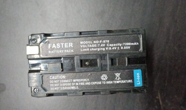 LiIon Battery For Video Camera F970
