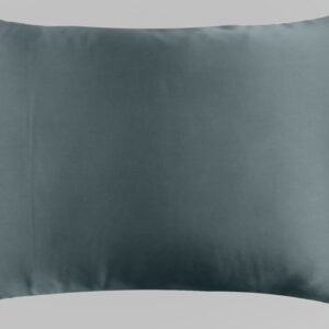 Dame Essentials Grey Colour Satin Pillow Cover