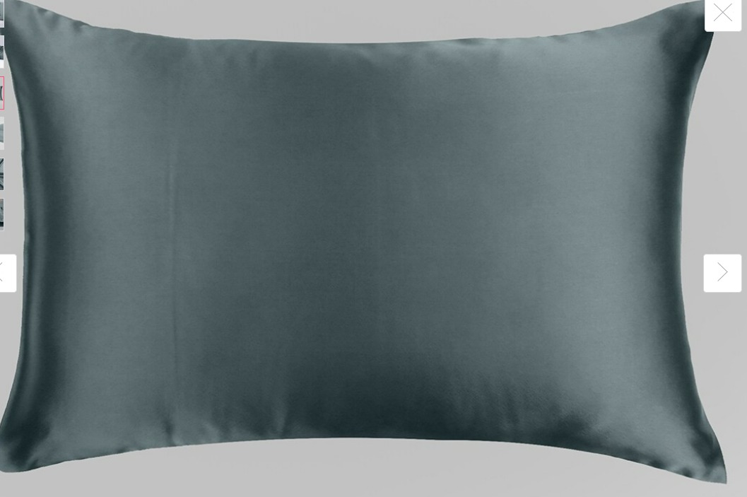 Dame Essentials Grey Colour Satin Pillow Cover