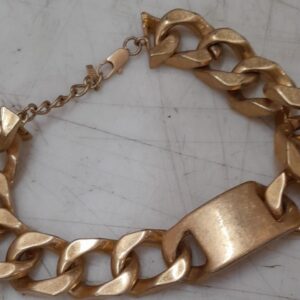 Golden Color Metal Dog Neck Chain