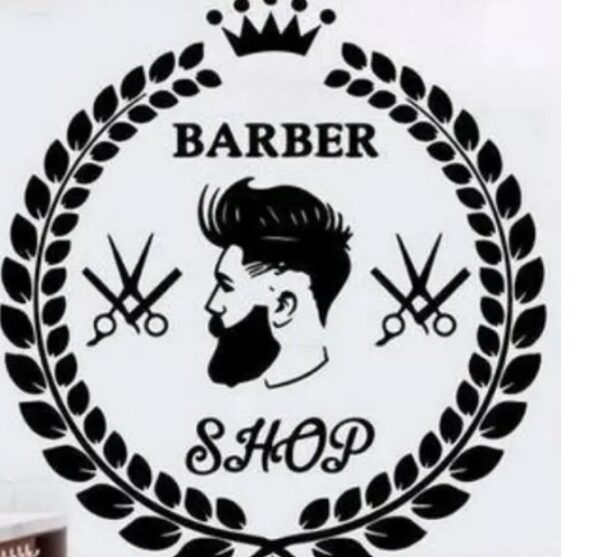 Hair Salon Barber Shop Wall Decal Art Wall Sticker