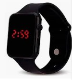 Led Digital Watch For Boys And Girls Black
