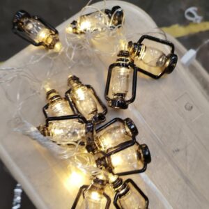 Muslim Ramadan String Light Eid Mubarak Islamic Fairy Lamp Decoration 1 Point 5M