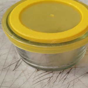 Roasted Store Fresh Round Glass Storage Container