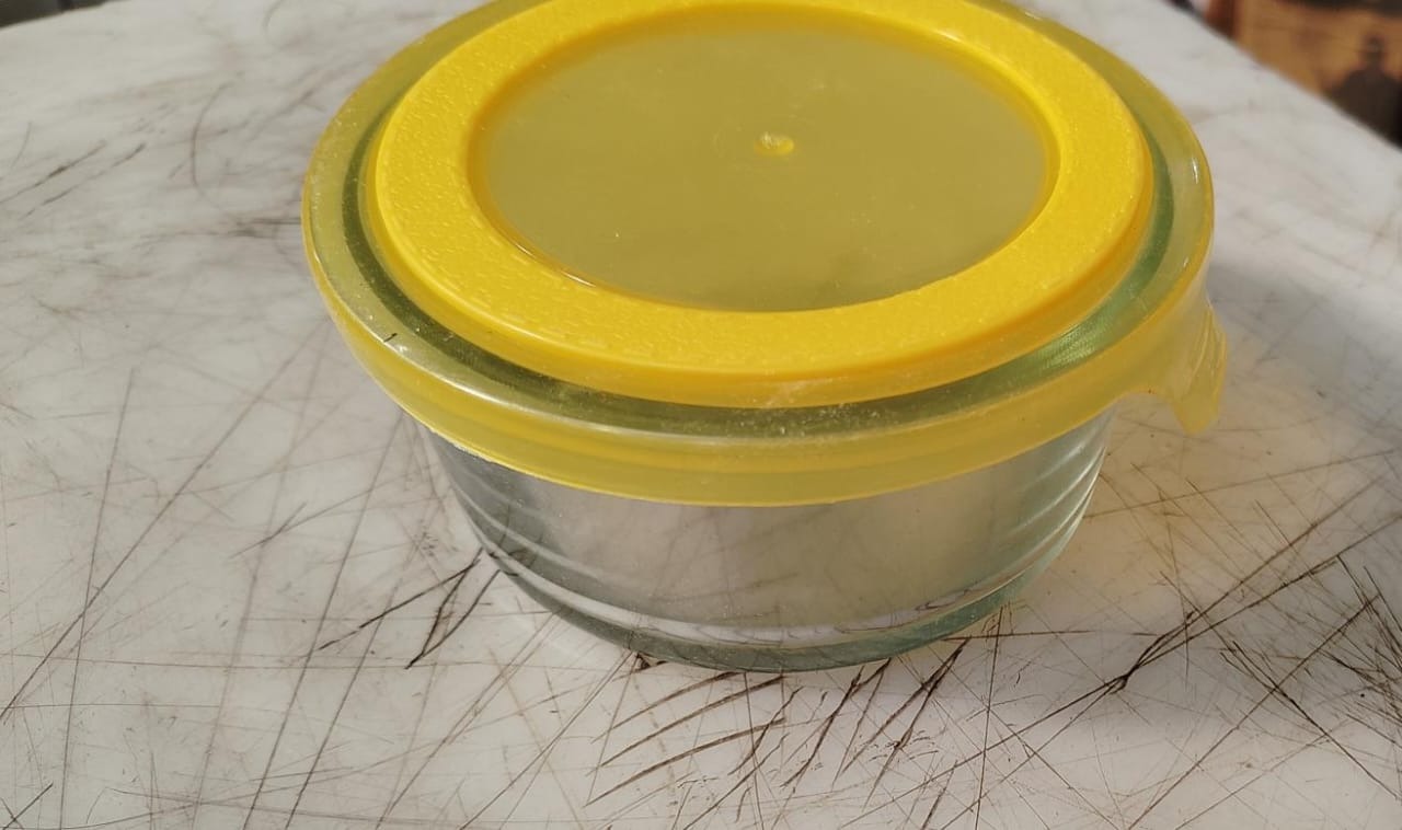 Roasted Store Fresh Round Glass Storage Container