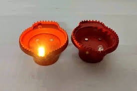 Water Led Sensor Diya Pack Of 5