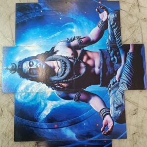 Lord Shiva 5 Pieces Canvas Wall Painting