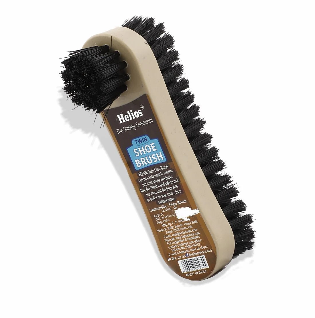Helios Twin Natural Shoe Brush