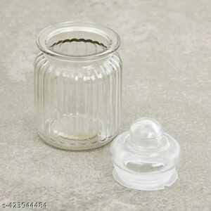 Jar With Glass Air Tight Lid 350 Ml