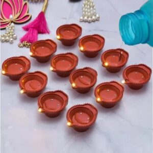 Water Led Sensor Diya Pack Of 12