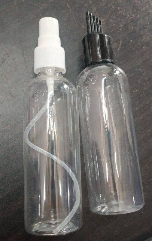 Plastic Mist Spray Bottle For Hair 100 Ml Pack Of 2